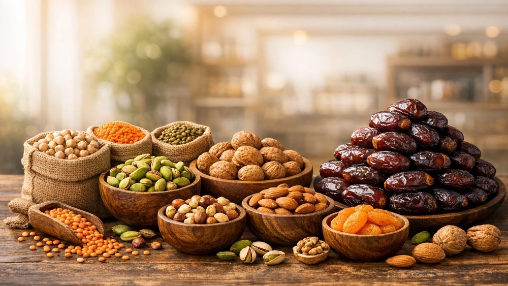 مرکز خرید و فروش عمده حبوبات، خشکبار و خرما