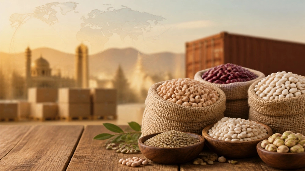 بهترین مرکز صادرات حبوبات و لوبیا و نخود در شیراز